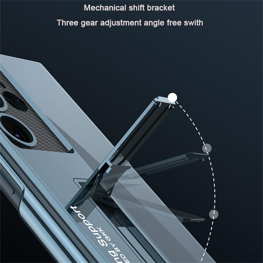 Transparent Shockproof case with Bracket Holder For Samsung Galaxy S23 Series