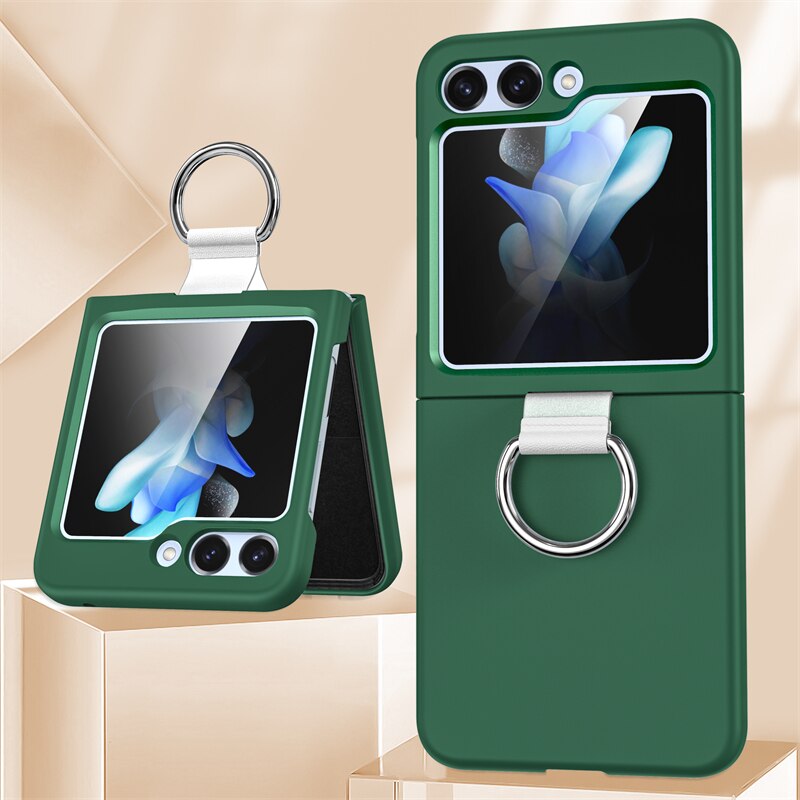 Shockproof Case With Ring Holder For Galaxy Z Flip 5