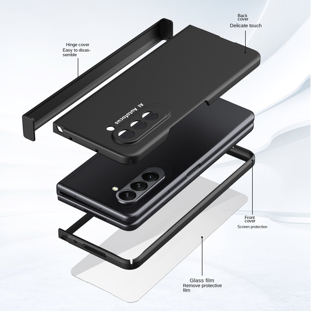 Anti Drop Shockproof Case for Samsung Galaxy Z Fold 5