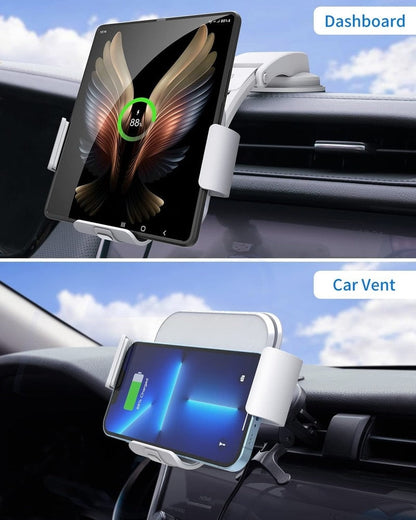 Luxury  Dual Coil Wireless Car Charger