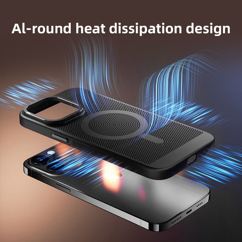 Breathable Magnetic Case For iPhone