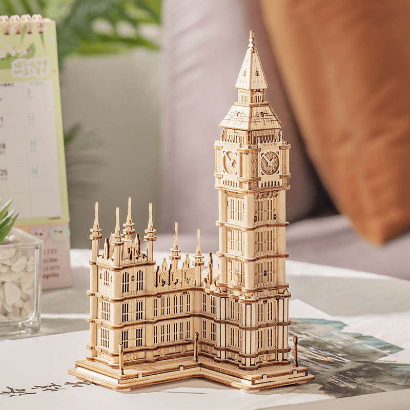 Big Ben With Lights Architecture 3D Wooden Puzzle