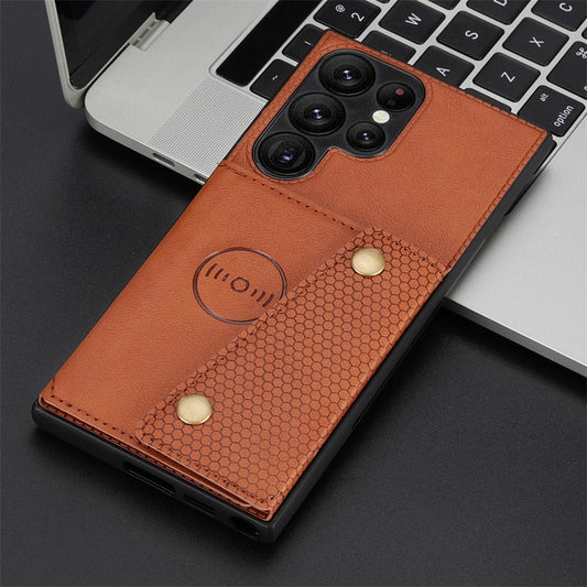 Magnetic Card Slot Wallet Case For Samsung S23 Series