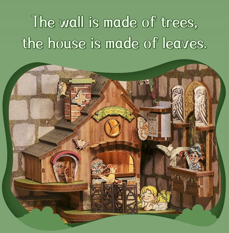 Elven Paradise DIY Book Nook Kit