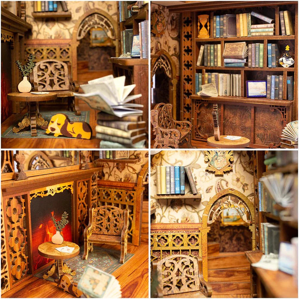 Eternal Bookstore DIY Book Nook Wooden Puzzle