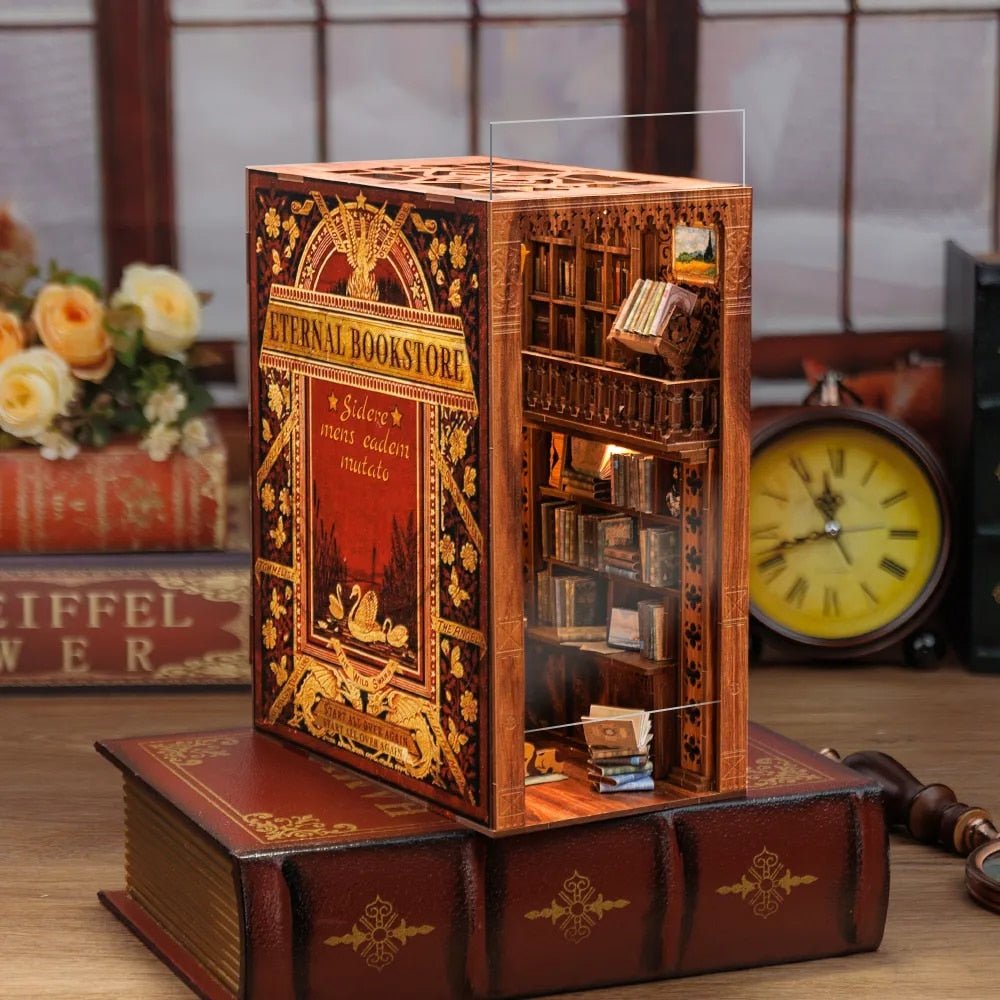 Eternal Bookstore DIY Book Nook Wooden Puzzle