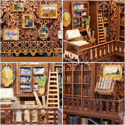 Eternal Bookstore DIY Book Nook Wooden Puzzle