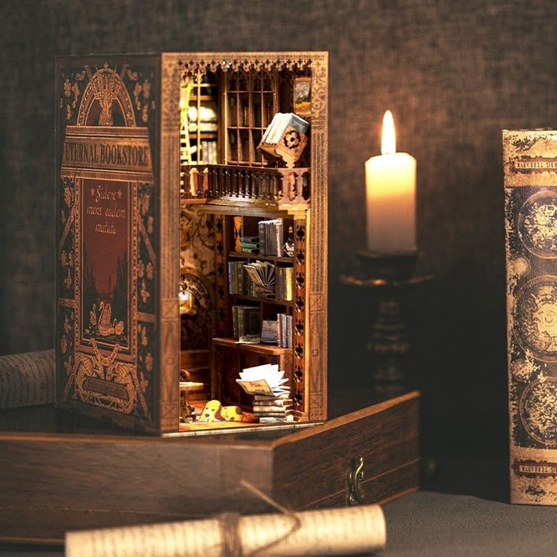 Eternal Bookstore DIY Book Nook Wooden Puzzle