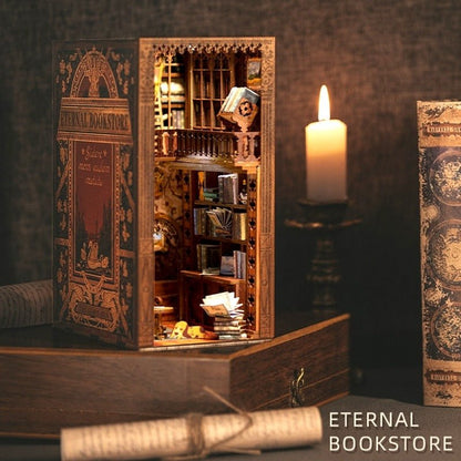 Eternal Bookstore DIY Book Nook Wooden Puzzle