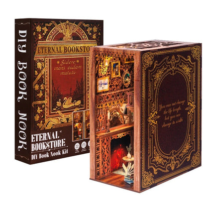 Eternal Bookstore DIY Book Nook Wooden Puzzle