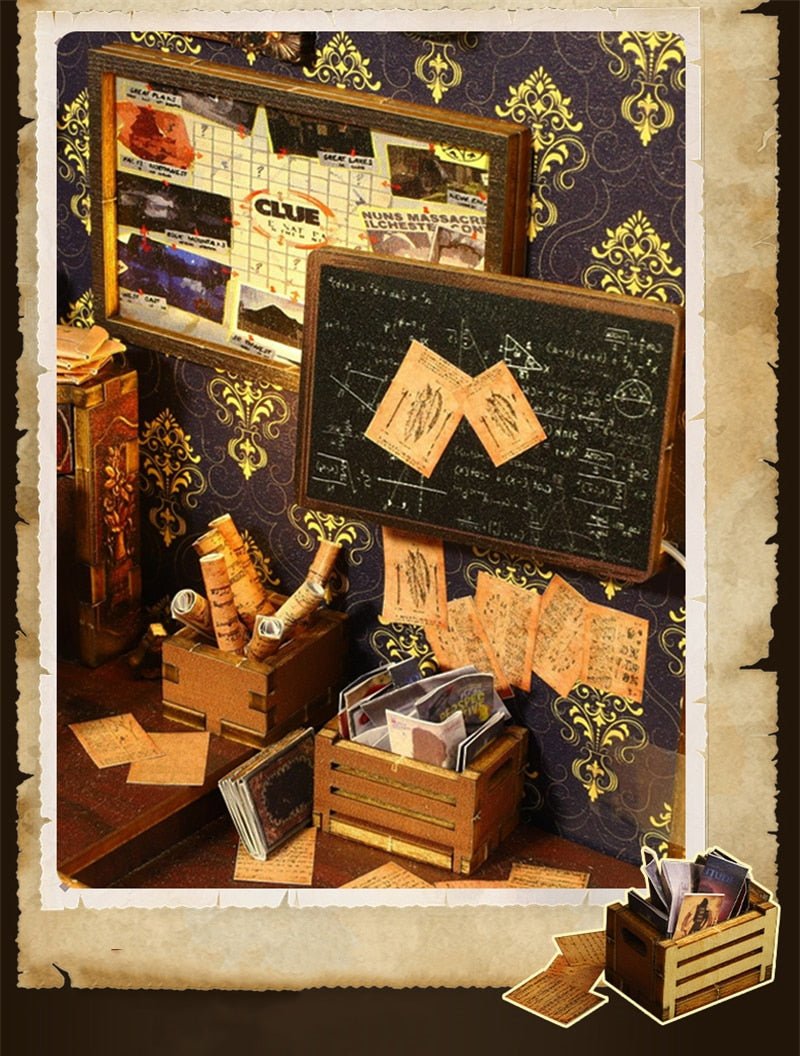 Famous Detective Agency Book Nook Kit