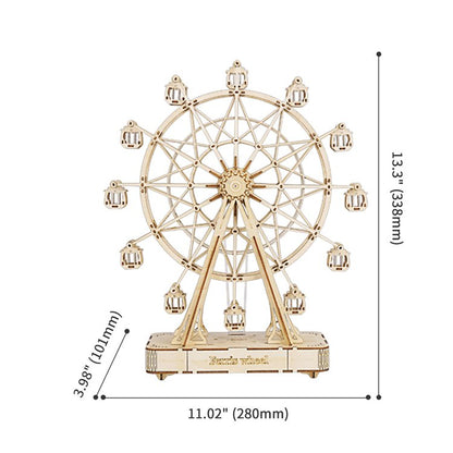 Ferris Wheel 3D Wooden Puzzle Music Box