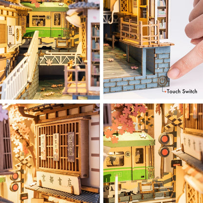 Garden House 3D Wooden DIY Book Nook