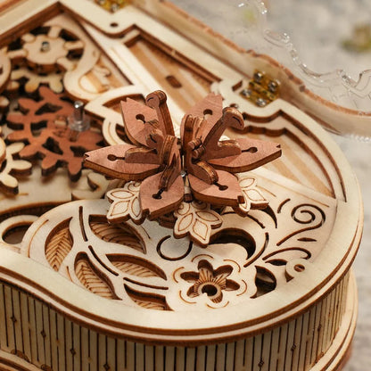 Magic Piano Mechanical Music Box 3D Wooden Puzzle