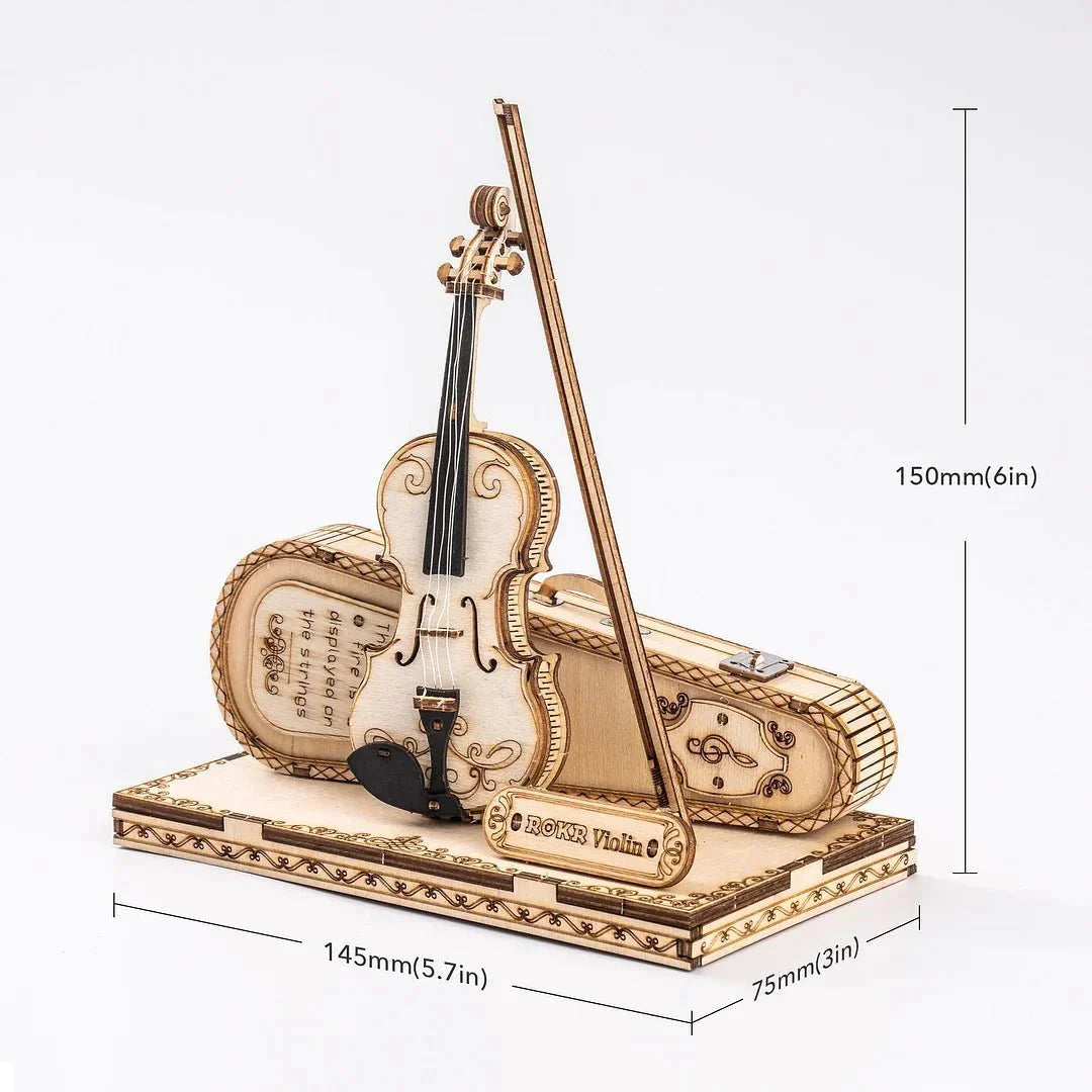 Magic Piano Mechanical Music Box 3D Wooden Puzzle