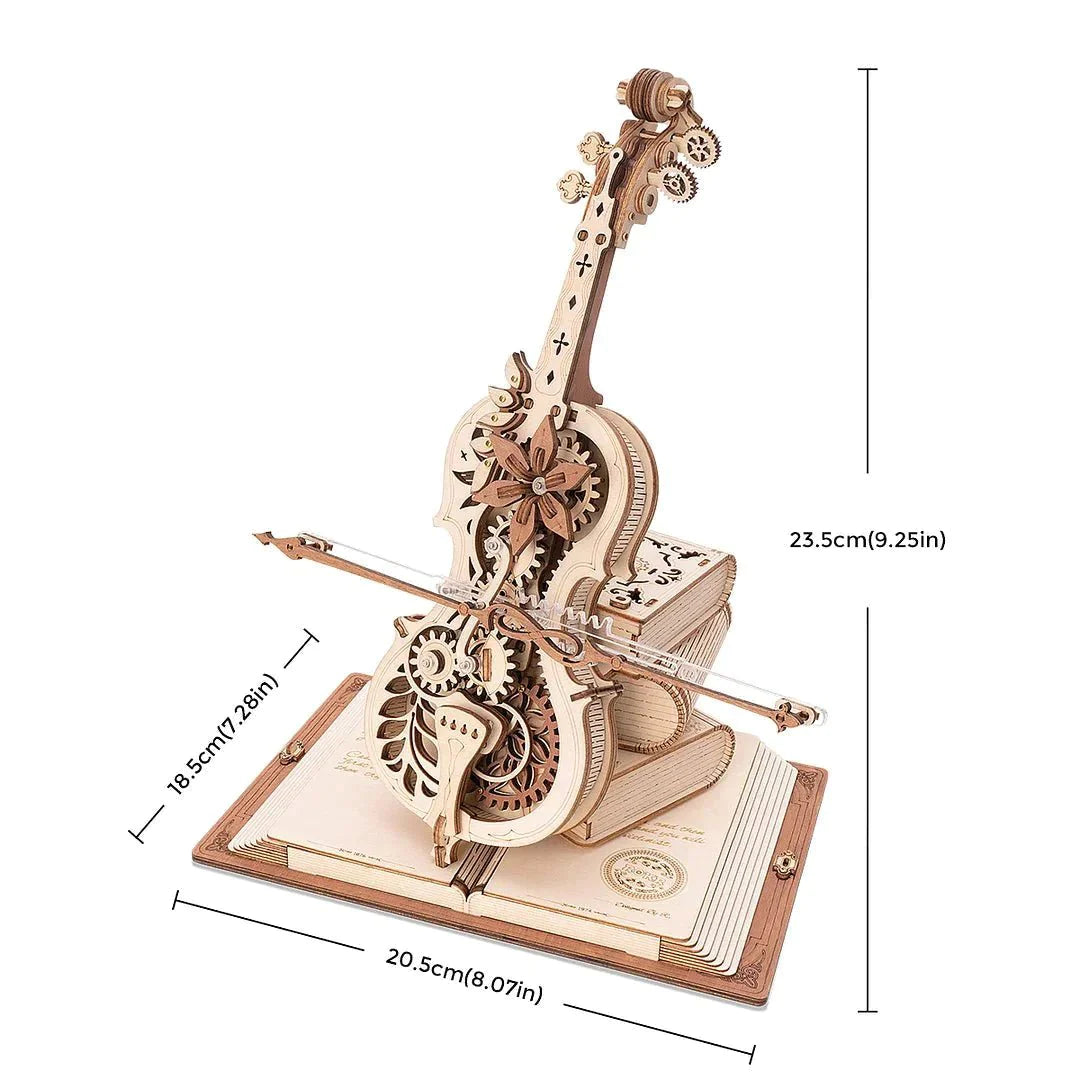 Magic Piano Mechanical Music Box 3D Wooden Puzzle