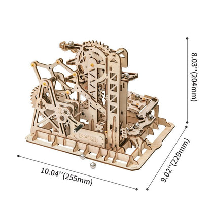 Marble Run Night City DIY Wooden Puzzle