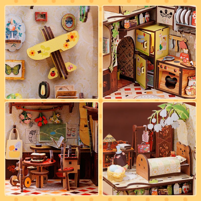 Book Nooks DIY 3D Wooden Puzzle (Best Seller)