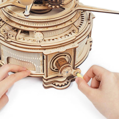 Orerry Mechanical Planetory Trajectory 3D Wooden Puzzle