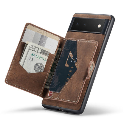 Leather Wallet Magnetic Case For Google Pixel 6