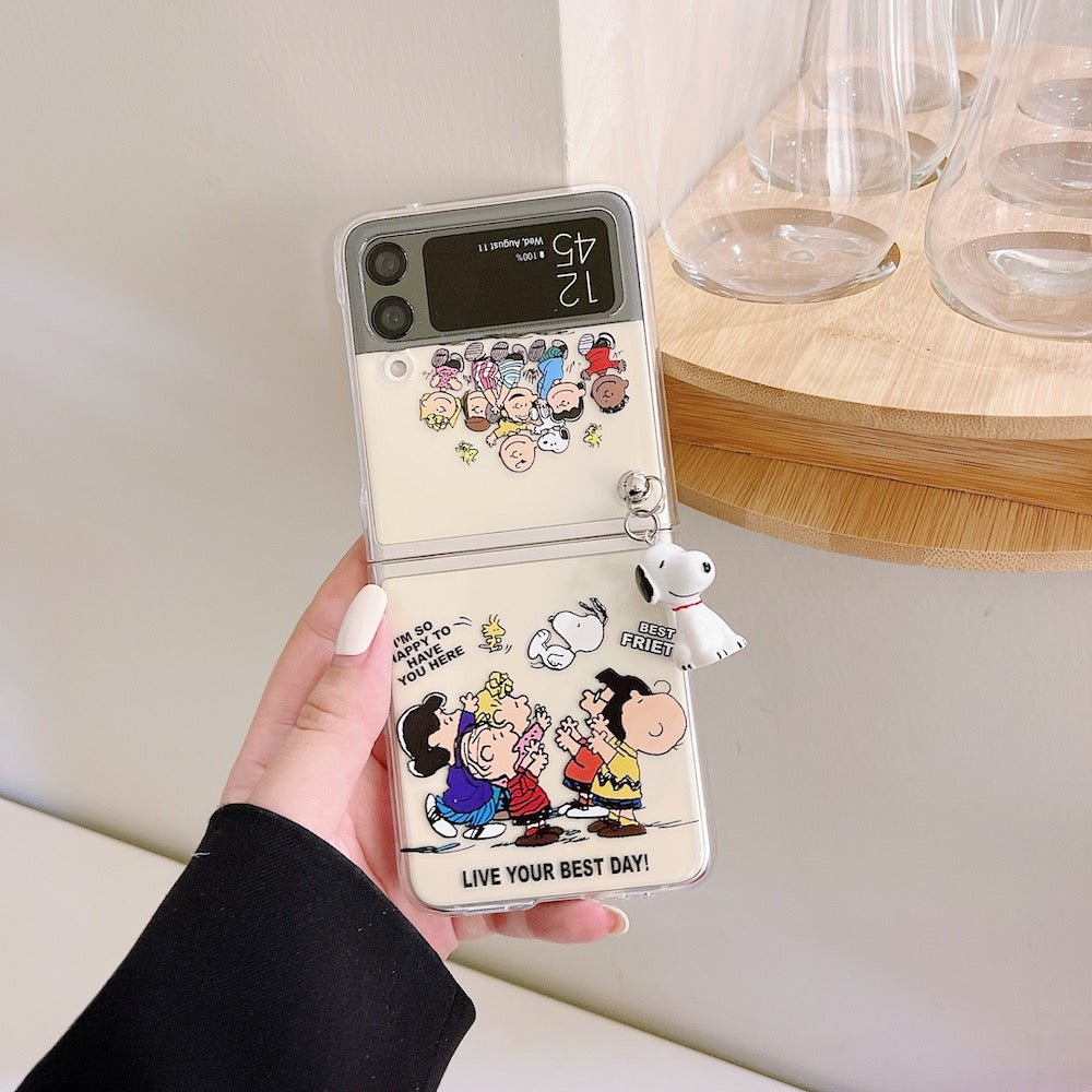 Cute Cartoon Doll Phone Case for Samsung Galaxy Z Flip 3