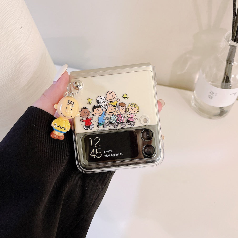 Cute Cartoon Doll Phone Case for Samsung Galaxy Z Flip 3