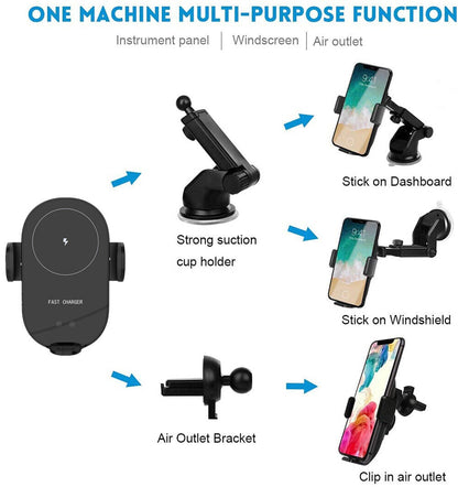 2 in 1 Wireless Car Fast Charger