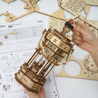 Starry Night Orrery Mechanical Music Box