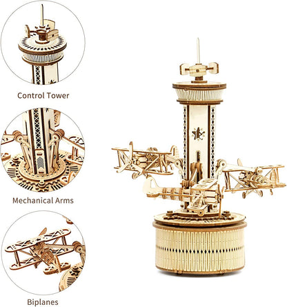 Starry Night Orrery Mechanical Music Box