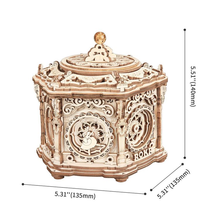 Starry Night Orrery Mechanical Music Box