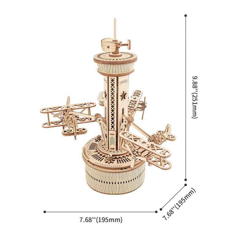 Starry Night Orrery Mechanical Music Box