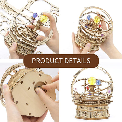 Starry Night Orrery Mechanical Music Box