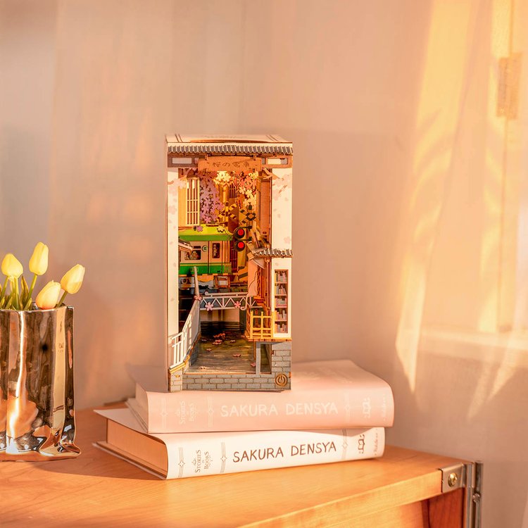 Sunshine Town 3D Wooden DIY Book Nook