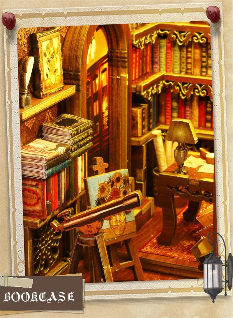 Vintage Eternal Library DIY Book Nook Kit